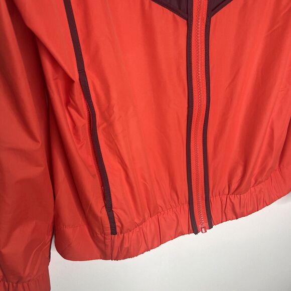 Nike Women’s Windbreaker Jacket Medium Color Blocked Retro Hooded Full Zip - Picture 4 of 9